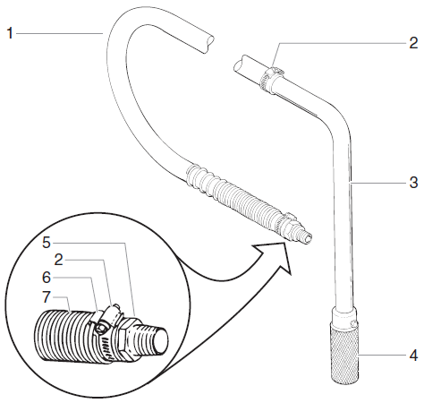 PowrTwin 6900XLT Siphon Hose Assembly Parts